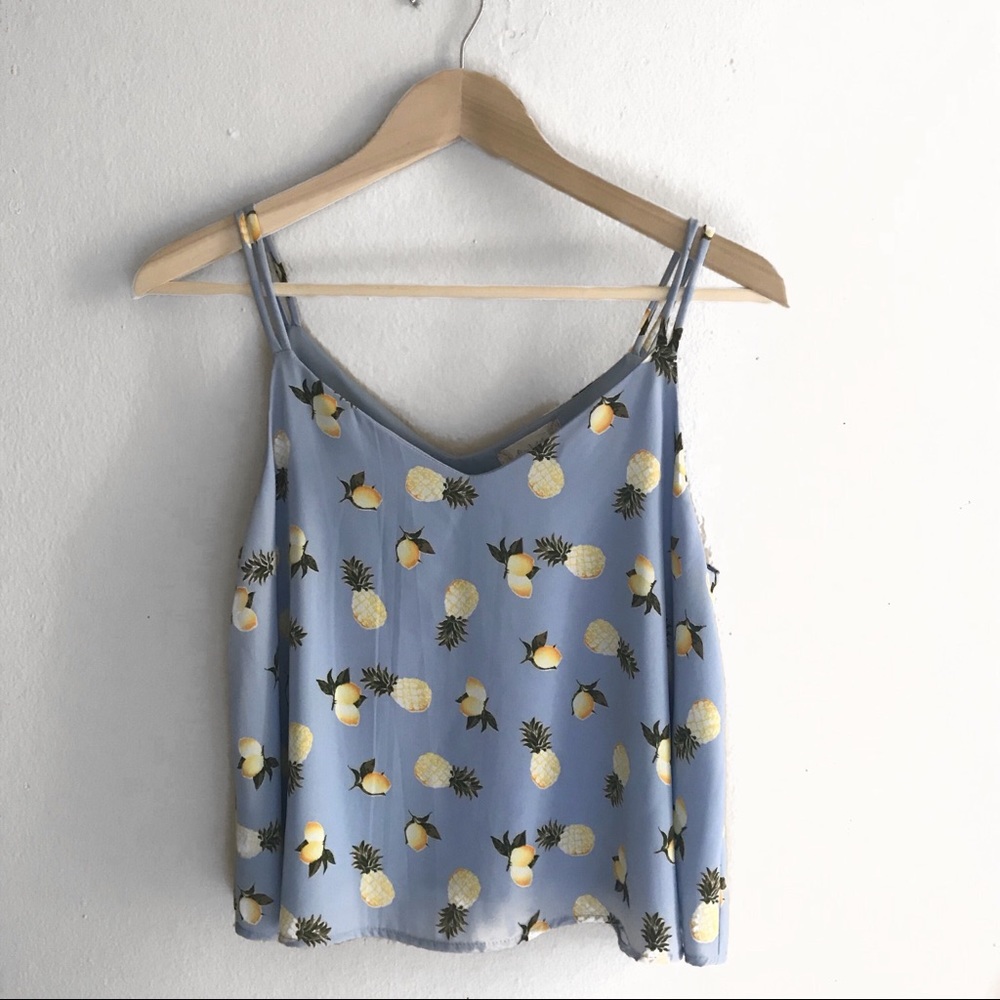 Altar’d State Pineapple and Lemon crop tank